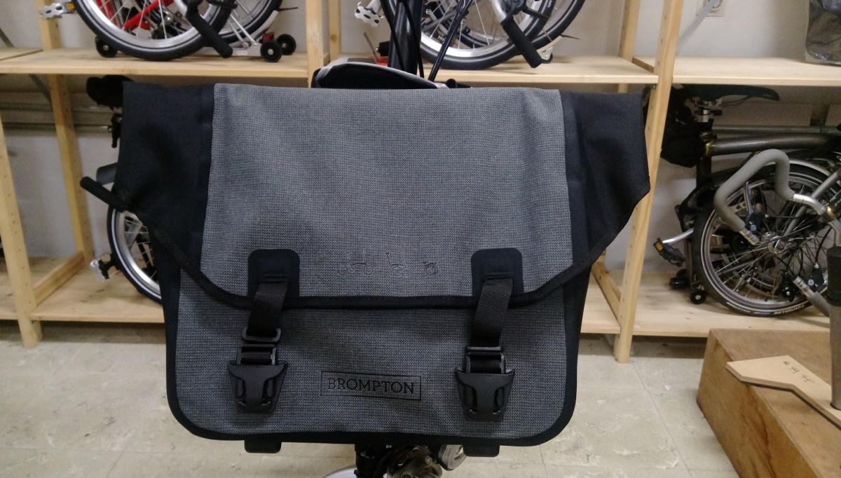 brompton o bag reflective black