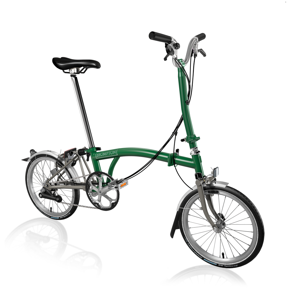 brompton racing green titanium